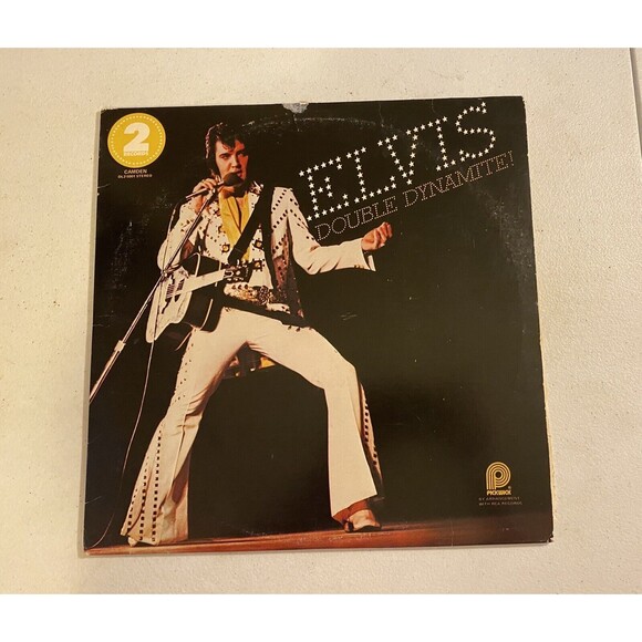Elvis Presley Double Dynamite Vinyl 2xLP Record VG+ Greatest Hits [Record 016] - Picture 1 of 3